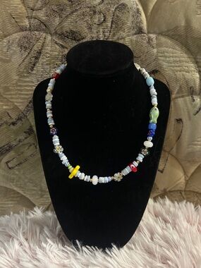 MAYAMAR Handmade in Mexico Multicolor Beaded Necklace - 17.5 inches NWT